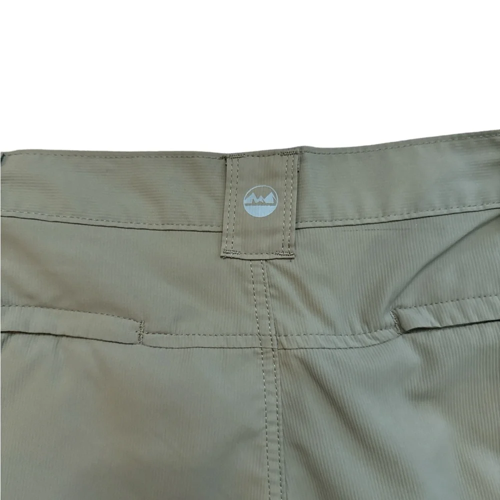 Wrangler Men’s Shorts Size 44 Tan Chino Bermuda Hike Outdoor Workwear Pockets - Picture 7 of 9
